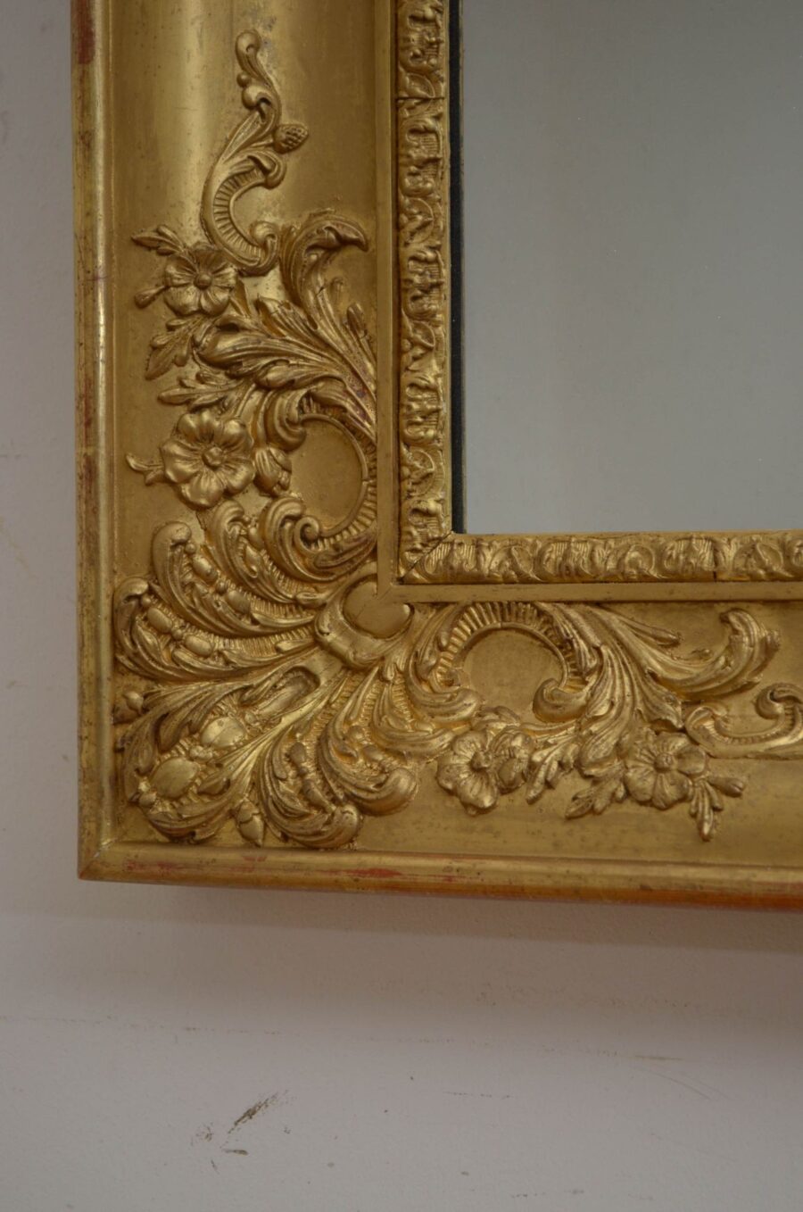 Pair of 19th Century Wall Mirrors H58cm - Image 6