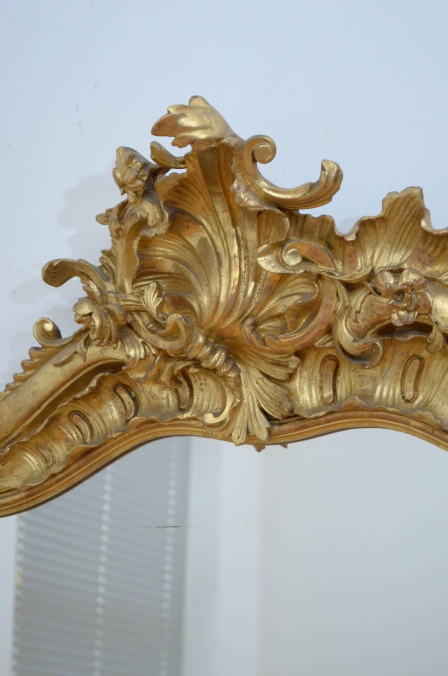Antique Gilded Pier Mirror H168cm - Image 6