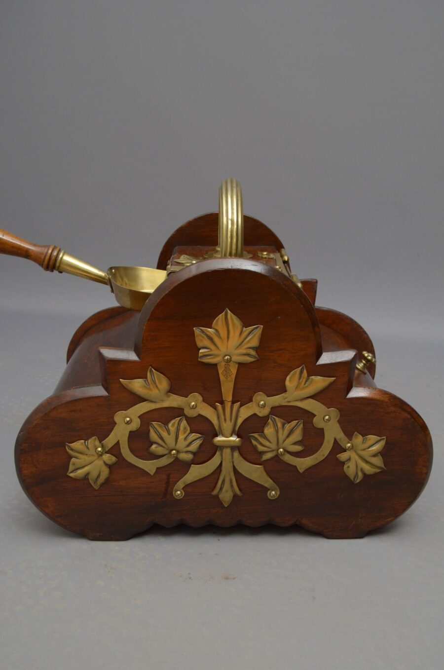 Victorian Walnut Coal Scuttle - Image 9