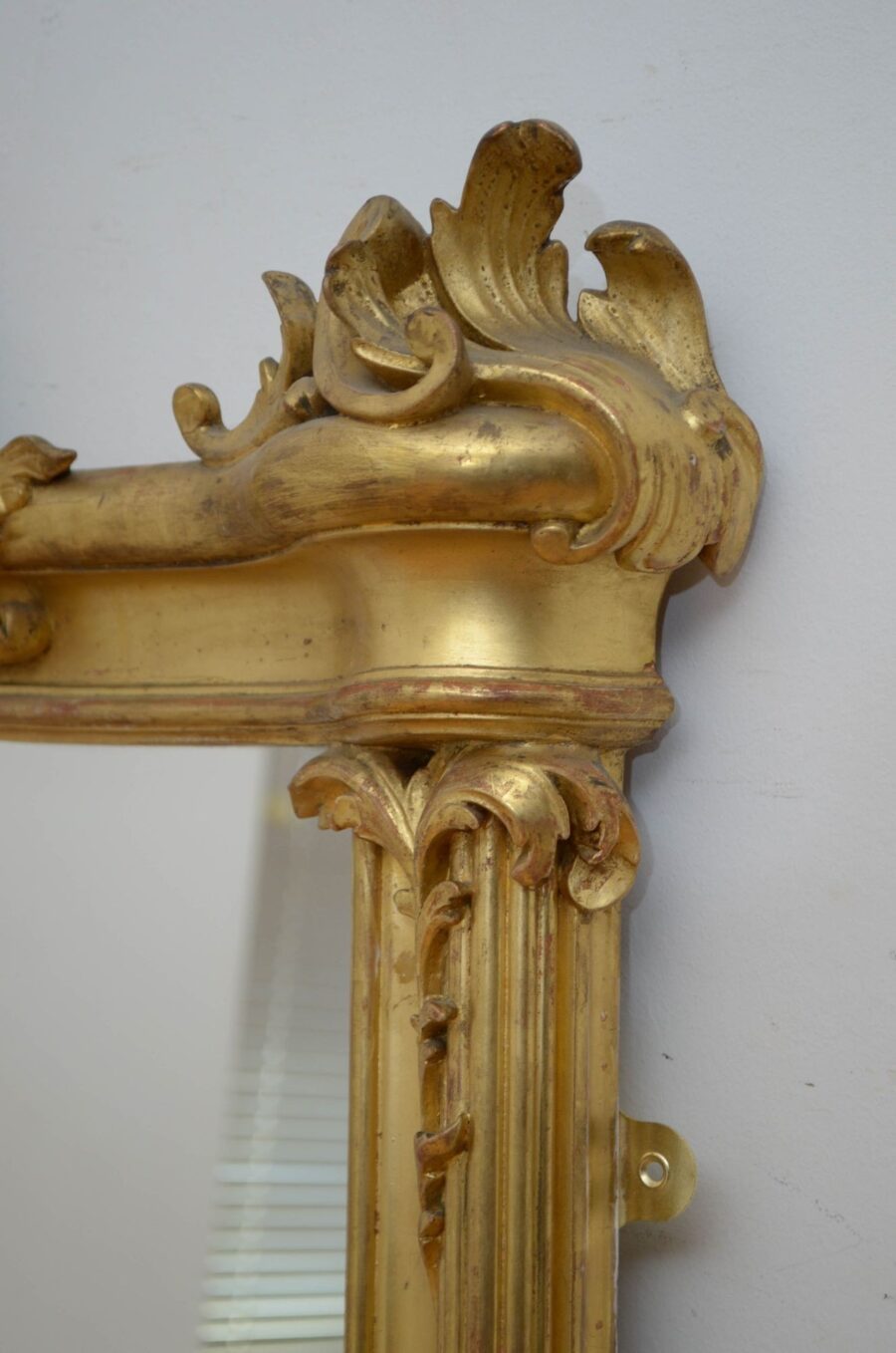 Antique Gilded Pier Mirror H168cm - Image 10