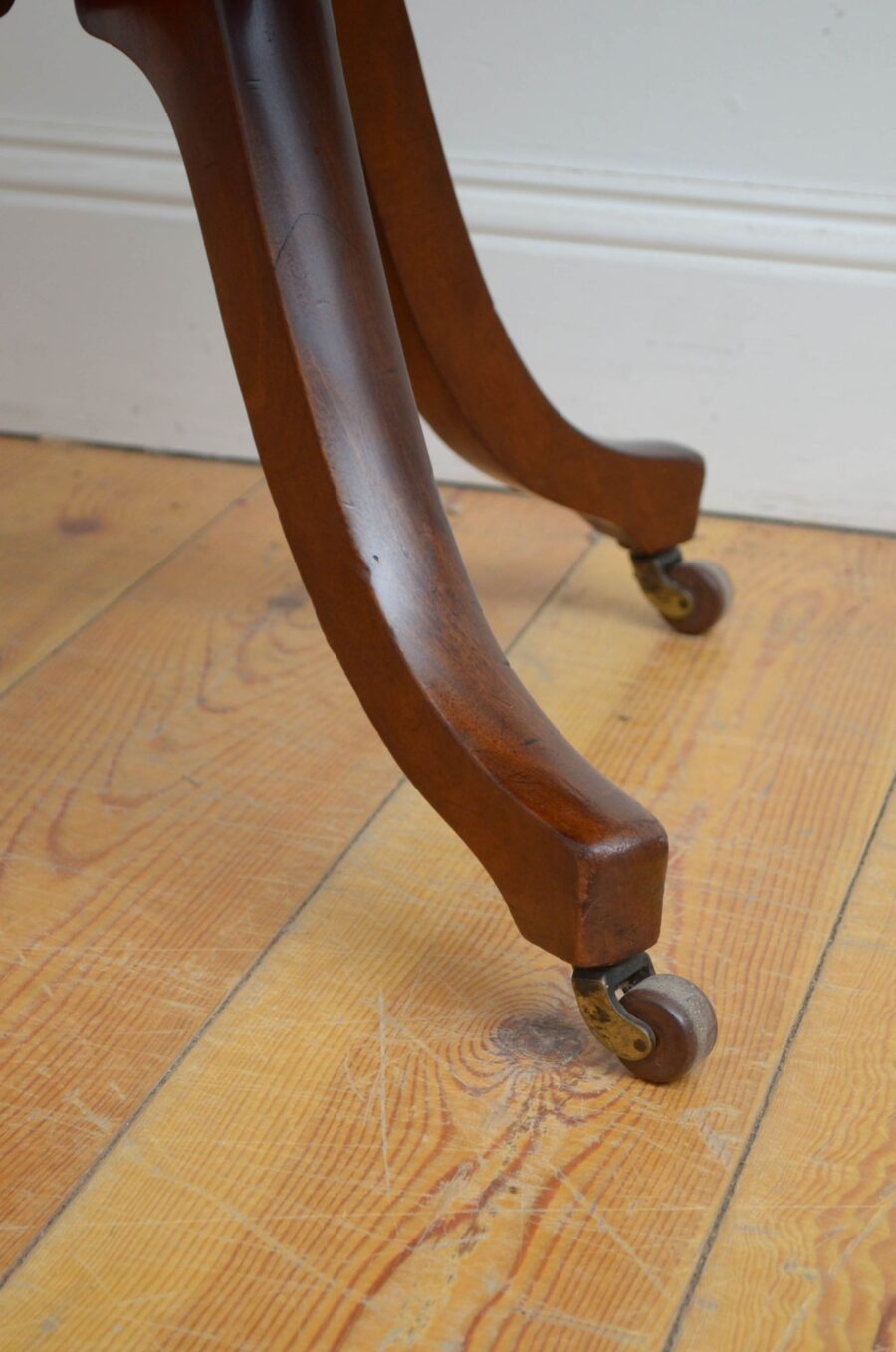 Victorian Mahogany Revolving Office Chair - Image 12