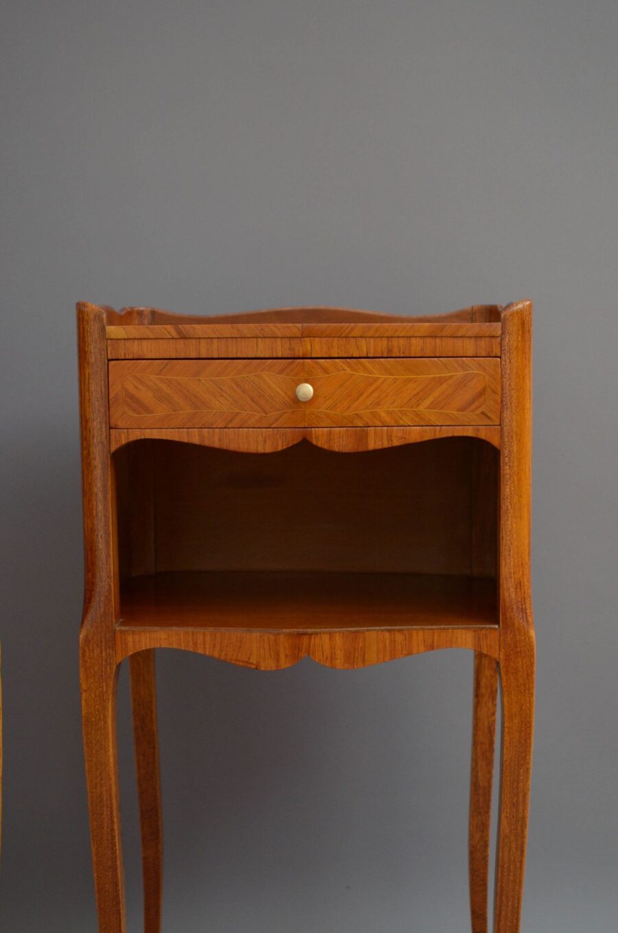 Pair of Tulipwood Bedside Cabinets - Image 6