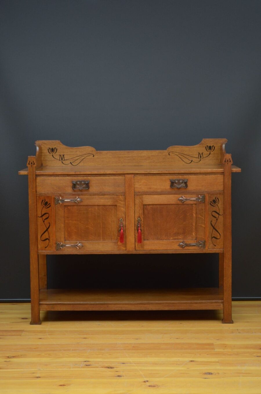Arts and Crafts Oak Sideboard
