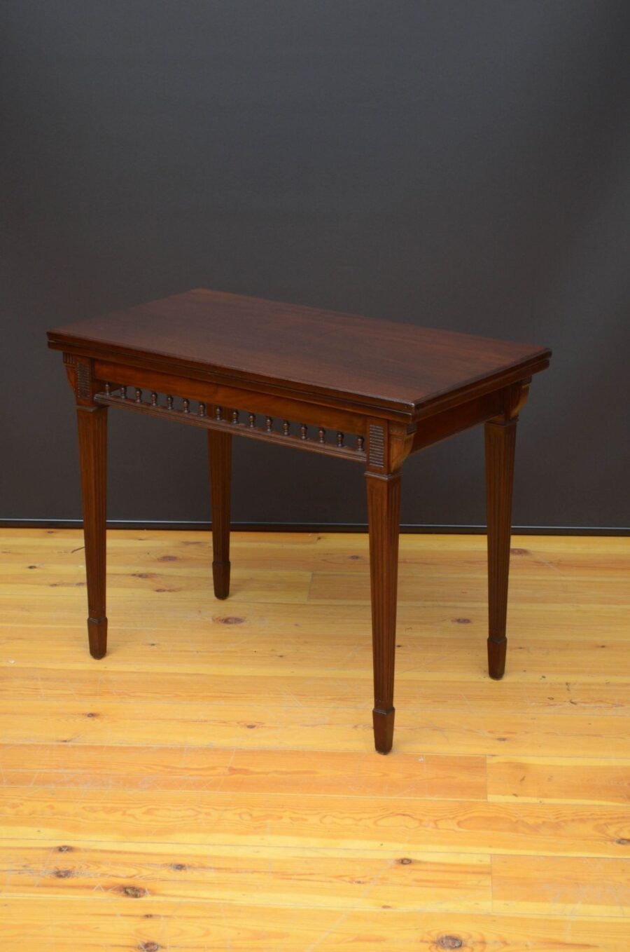 Edwards and Roberts Mahogany Card Table
