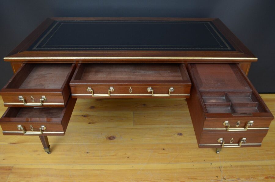 19th Century Mahogany Writing Table - Image 17