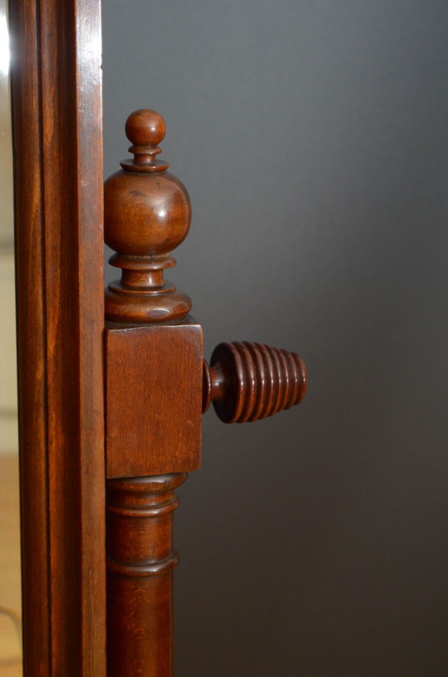 Bentwood Cheval Mirror By Jacob & Josef Kohn, Wien - Image 7