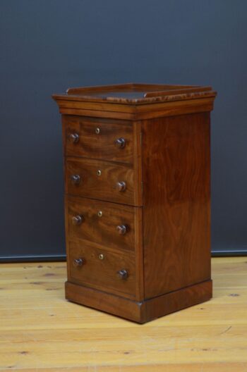 William IV Mahogany Bedside Cabinet
