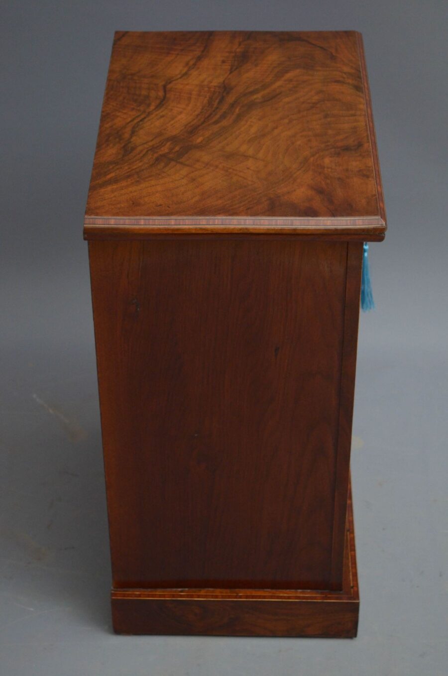 Victorian Miniature Wellington Chest in Walnut - Image 11