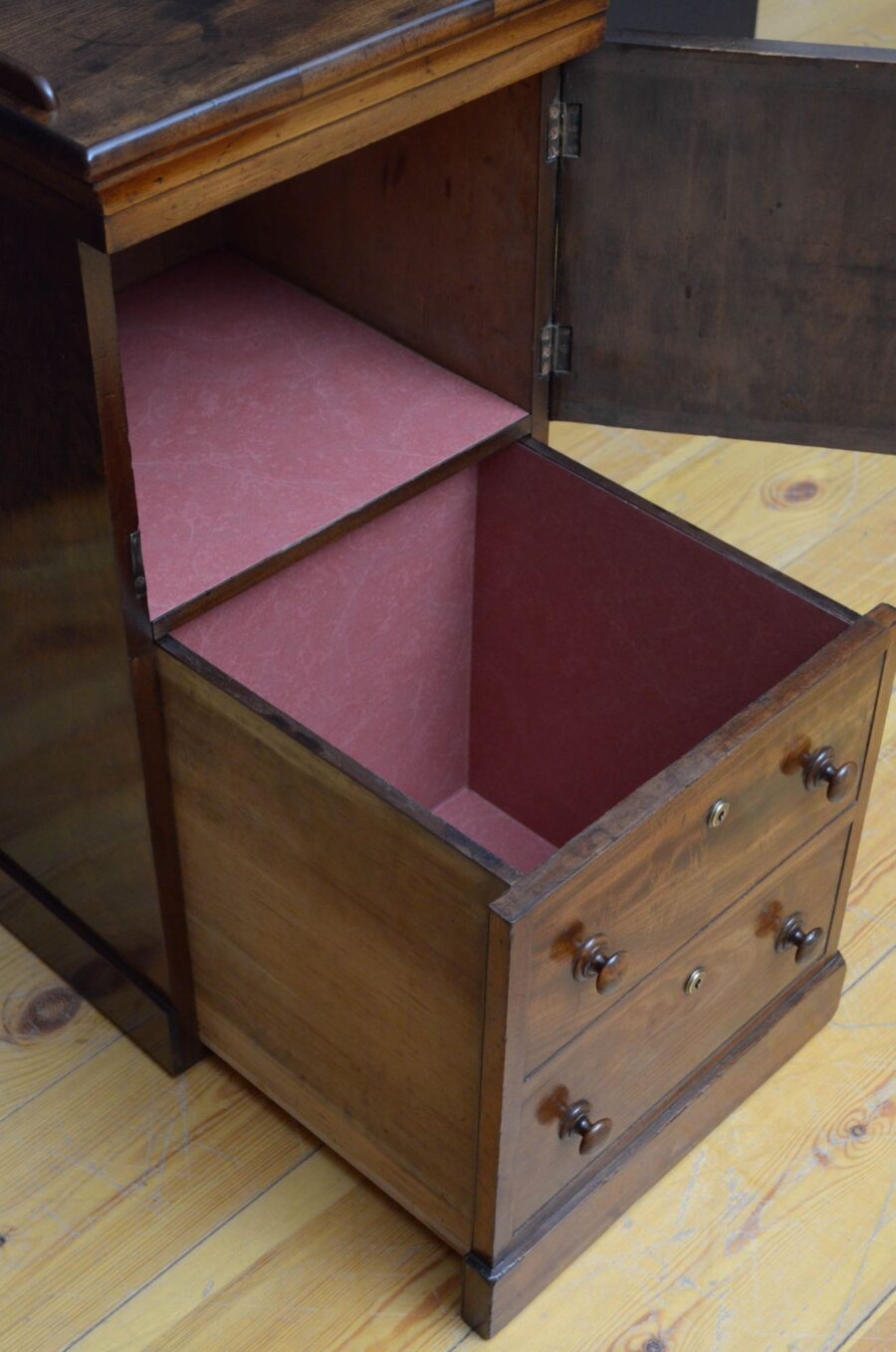 William IV Mahogany Bedside Cabinet - Image 6