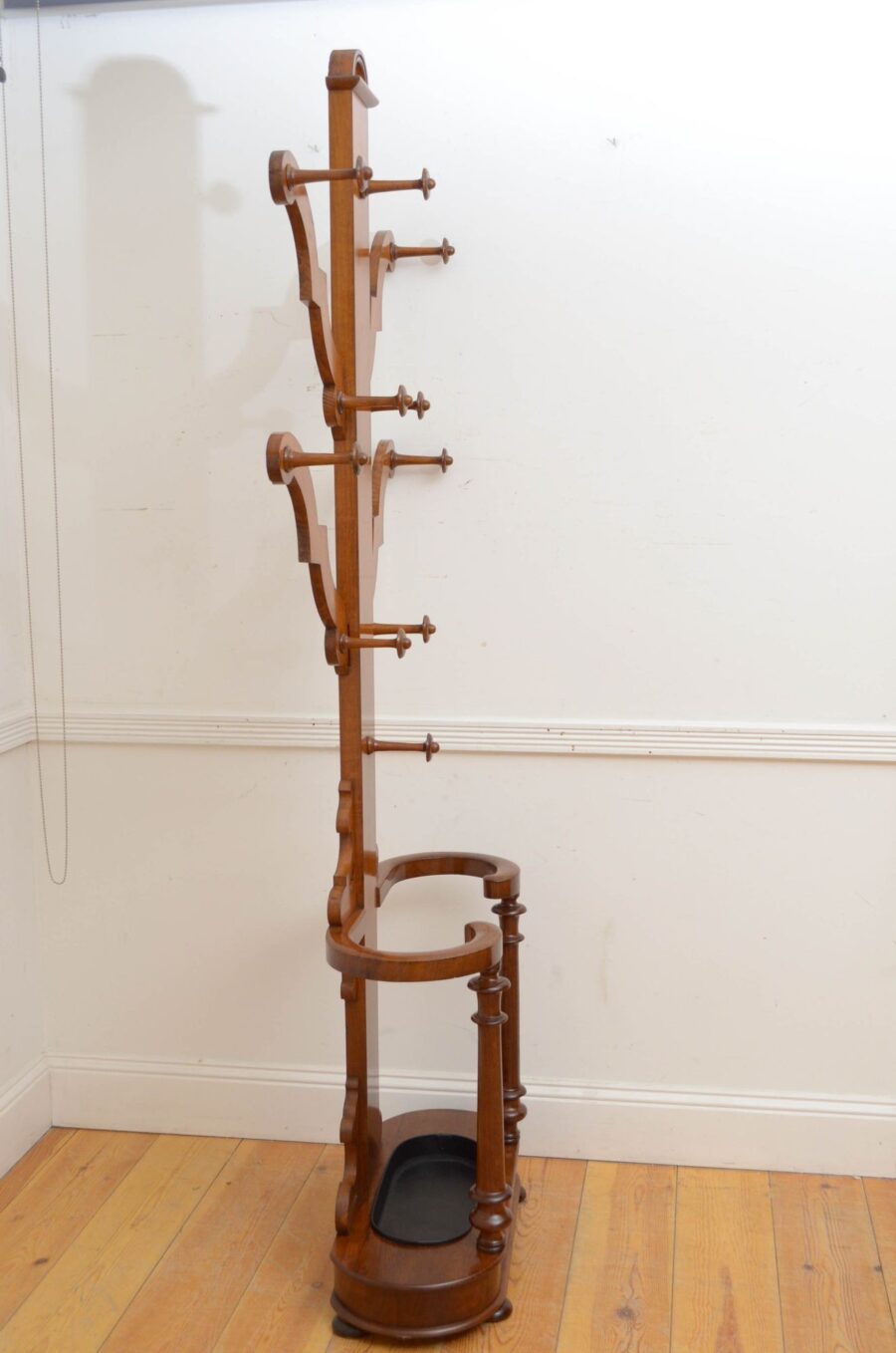 Victorian Oak Hall Stand Coat Stand - Image 15