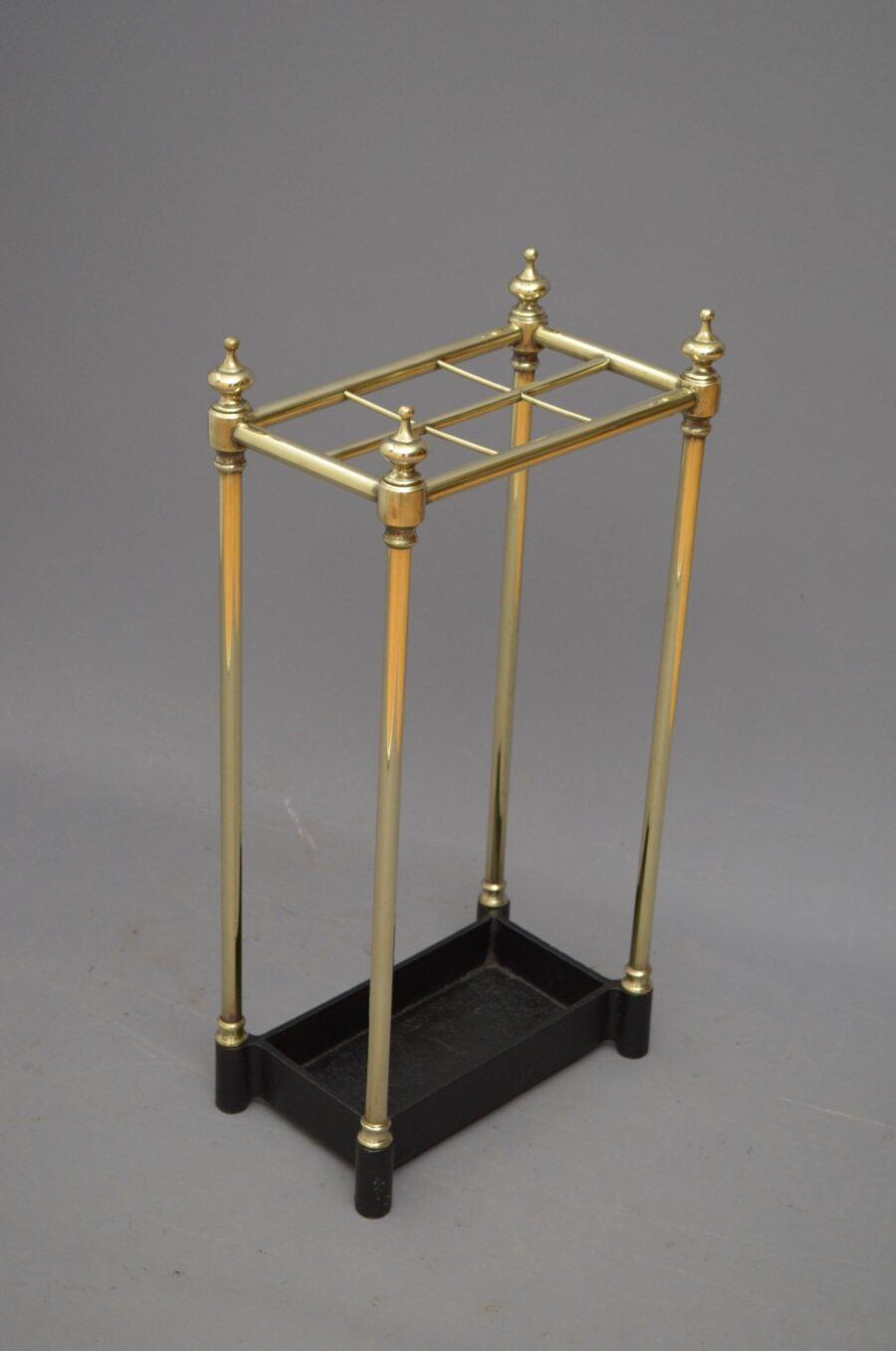Victorian Brass Umbralla Stand - Image 5