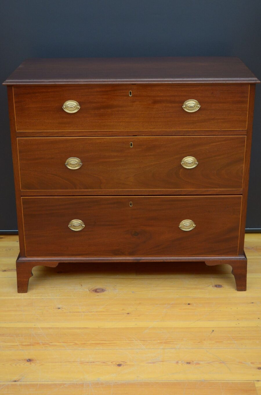George III Mahogany Chest of Drawers - Image 6
