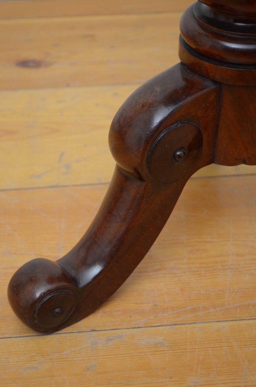 William IV Mahogany Revolving Stool - Image 8