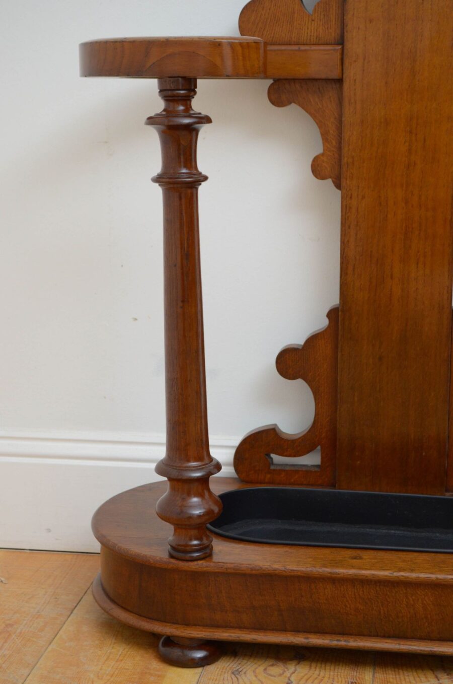 Victorian Oak Hall Stand Coat Stand - Image 9