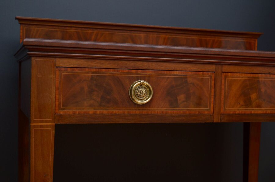 Edwardian Mahogany Console Table / Serving Table - Image 11