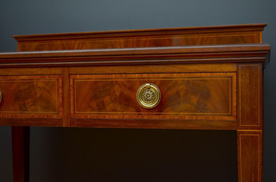 Edwardian Mahogany Console Table / Serving Table - Image 12