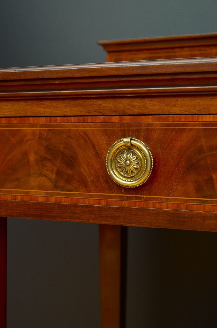 Edwardian Mahogany Console Table / Serving Table - Image 13
