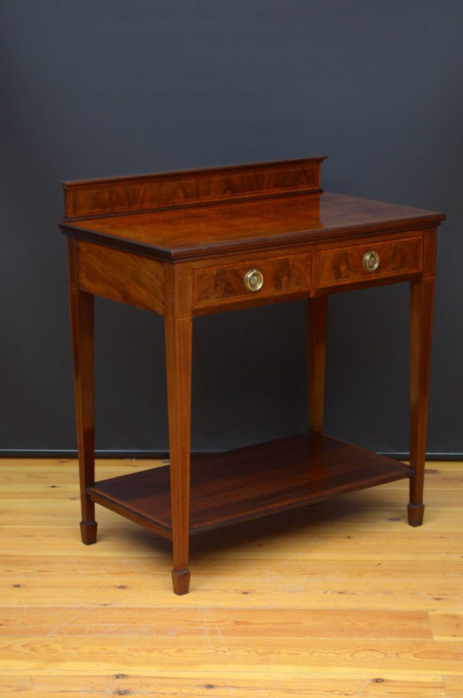 Edwardian Mahogany Console Table / Serving Table - Image 3
