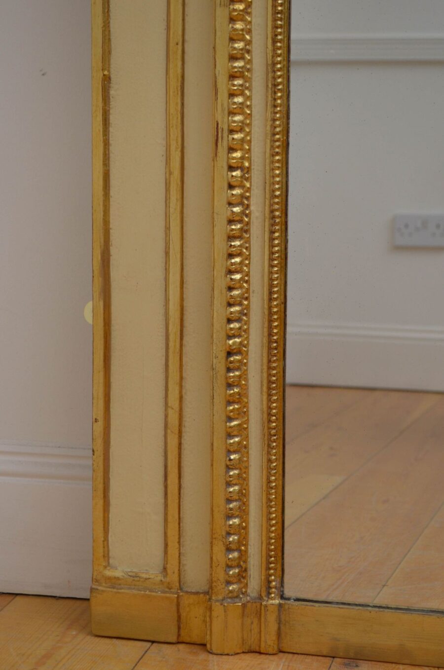 Attractive French Trumeau Mirror H175cm - Image 4