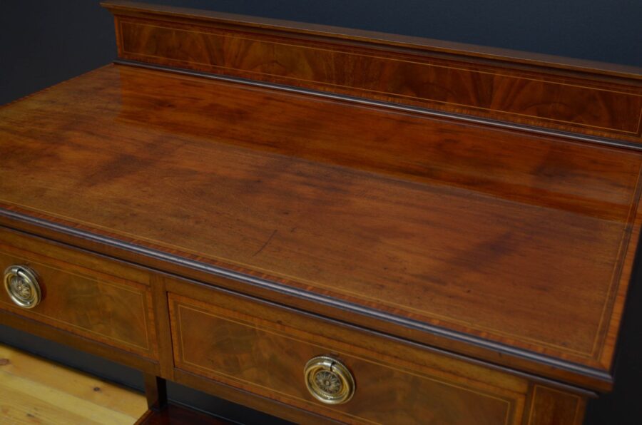 Edwardian Mahogany Console Table / Serving Table - Image 8