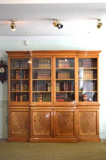 Victorian Walnut Bookcase