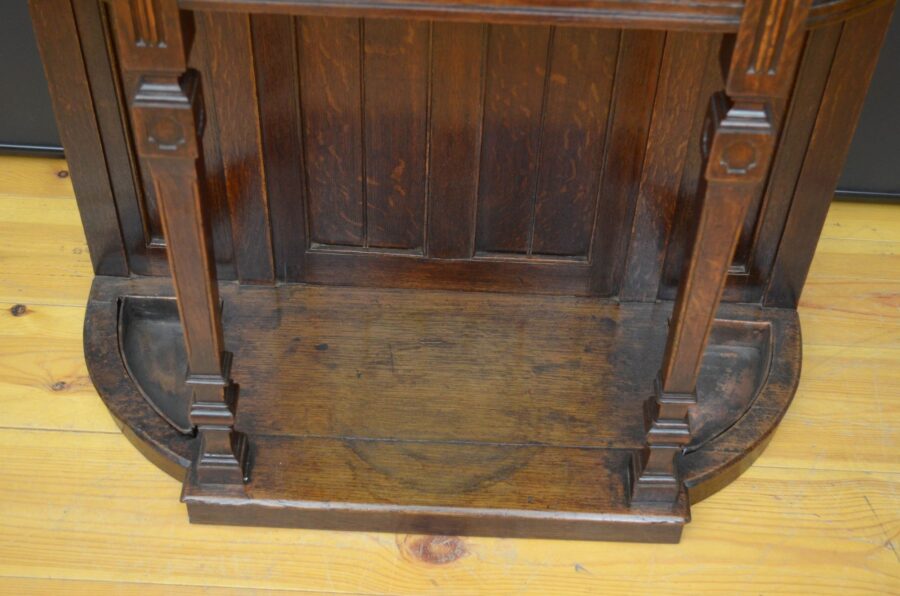 Victorian Oak Hall Stand in the manner of Christopher Dresser - Image 16