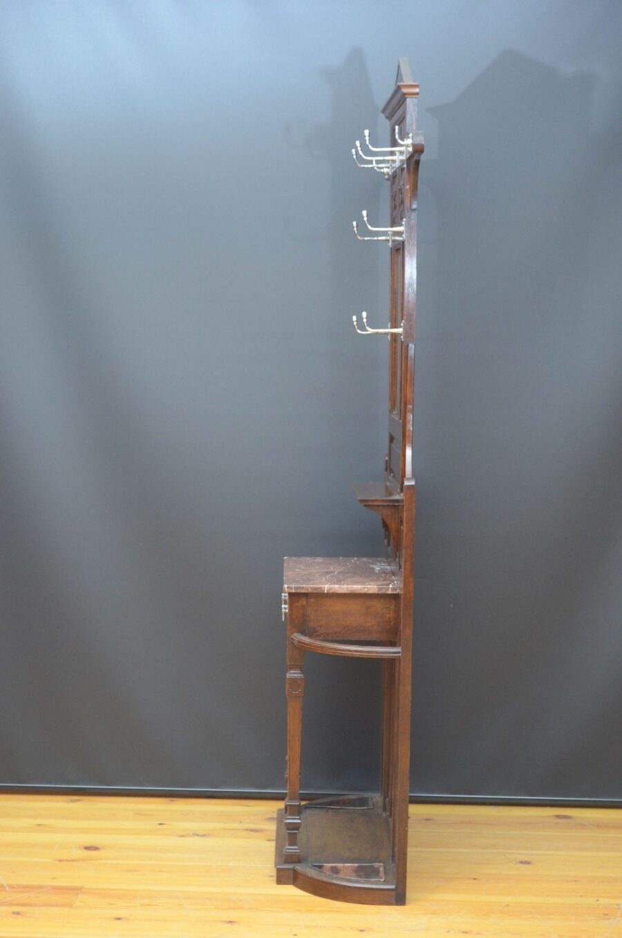 Victorian Oak Hall Stand in the manner of Christopher Dresser - Image 17