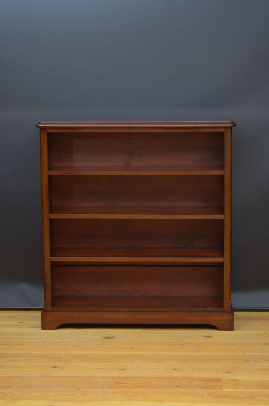 Victorian Mahogany Open Bookcase - Image 4