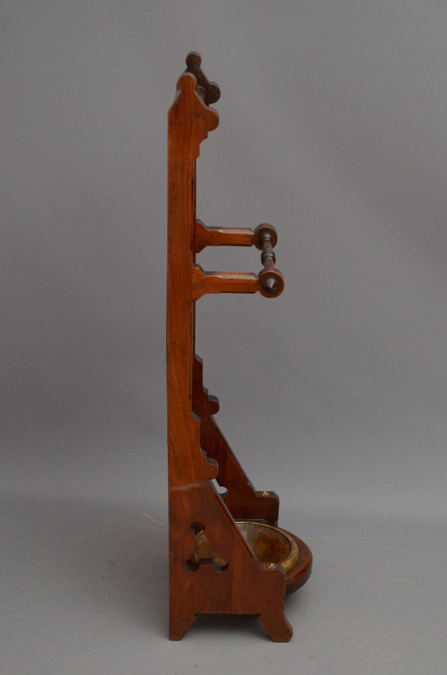 Gothic Revival Umbrella Stand in Mahogany - Image 5