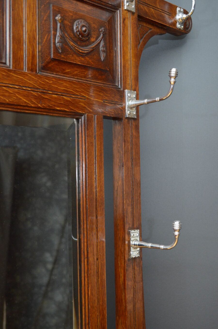 Victorian Oak Hall Stand in the manner of Christopher Dresser - Image 8