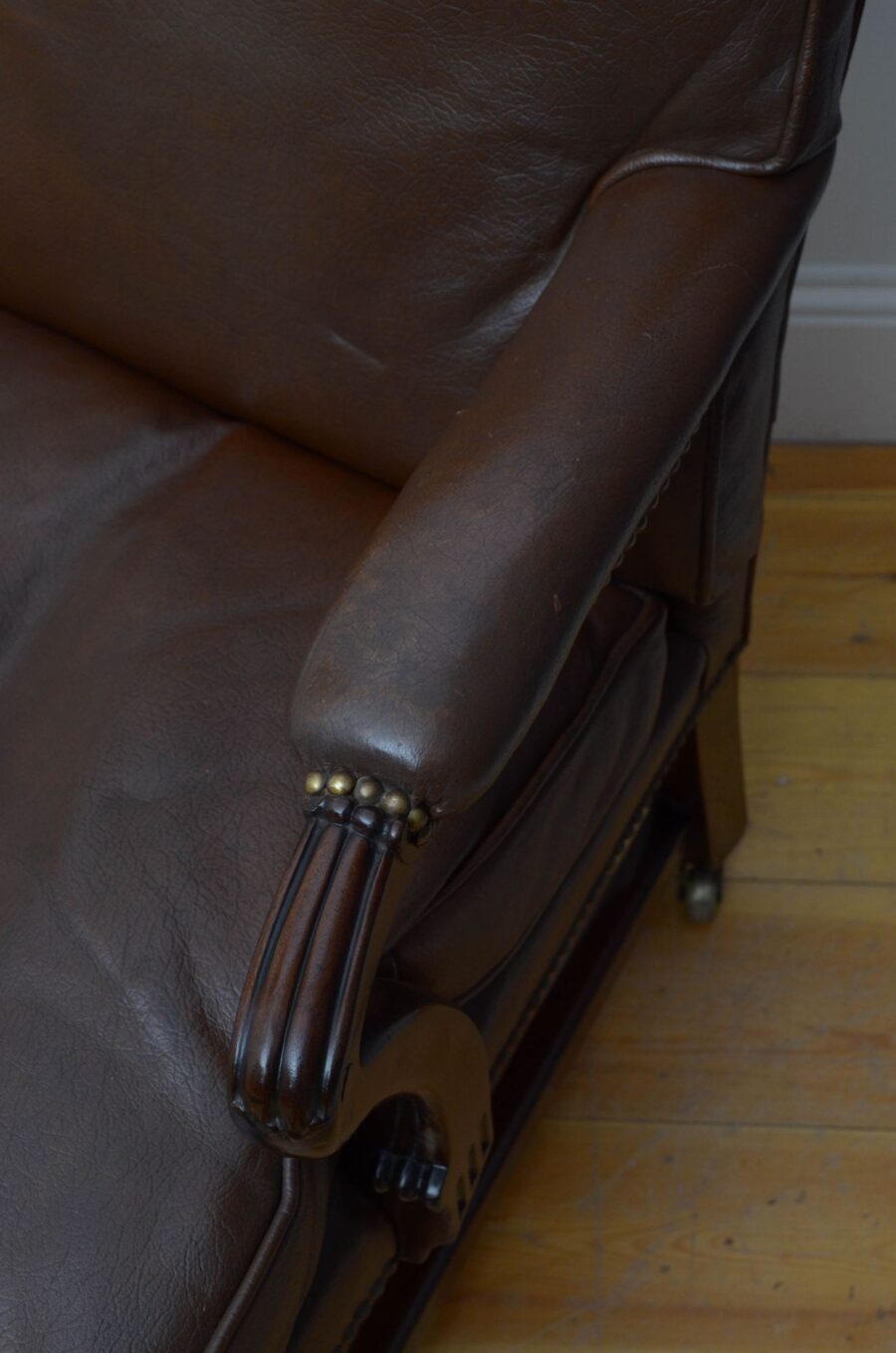 George III Library Chair Armchair - Image 9