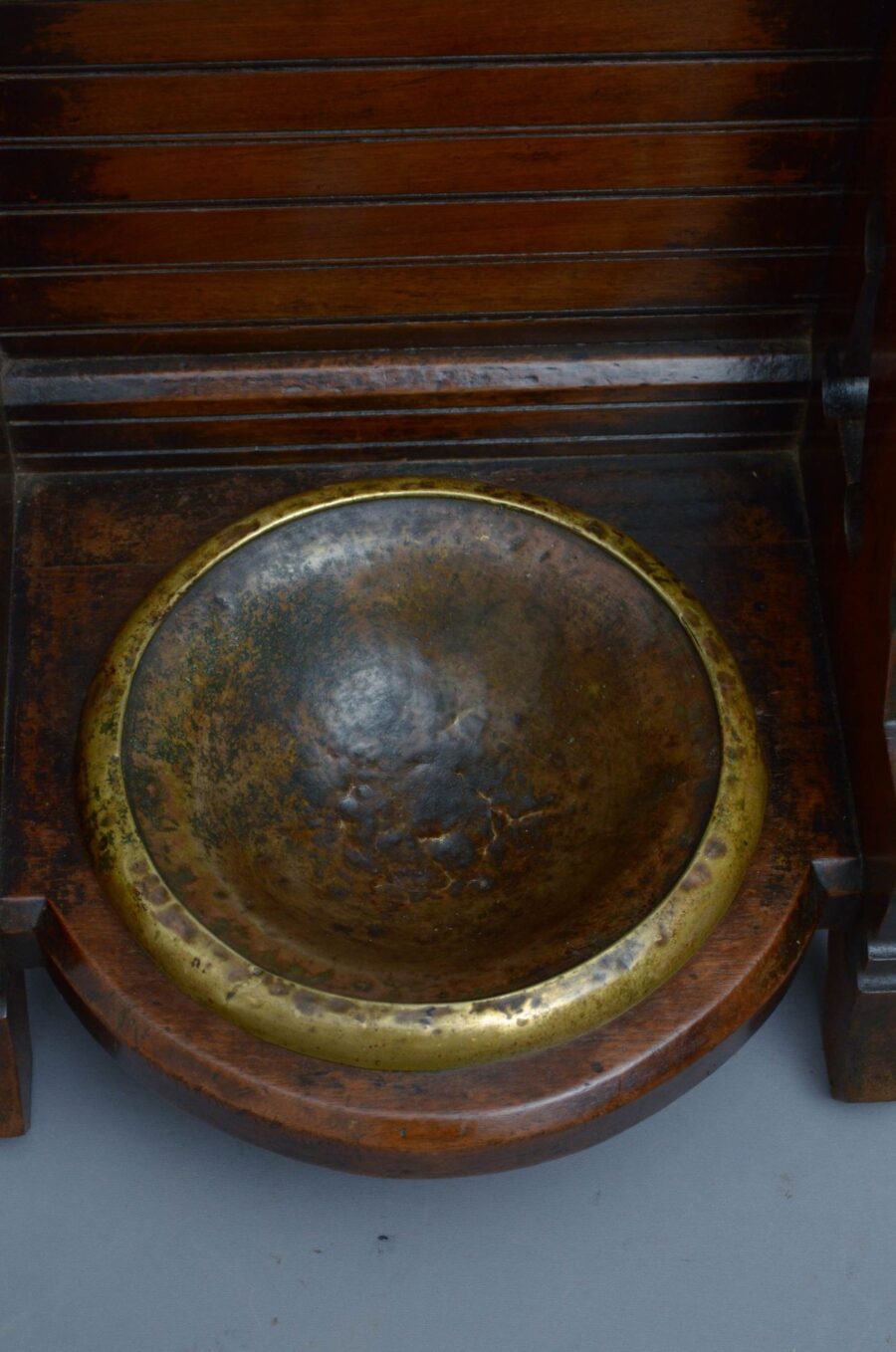 Gothic Revival Umbrella Stand in Mahogany - Image 10