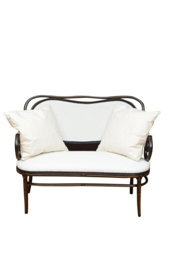 Rare Thonet Settee with Cushions
