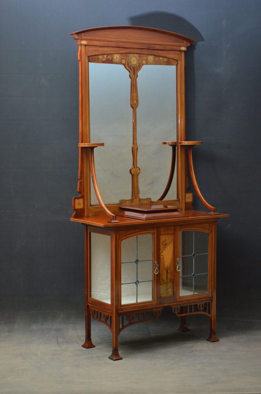 Unique Pair of Art Nouveau Cabinets - Image 13