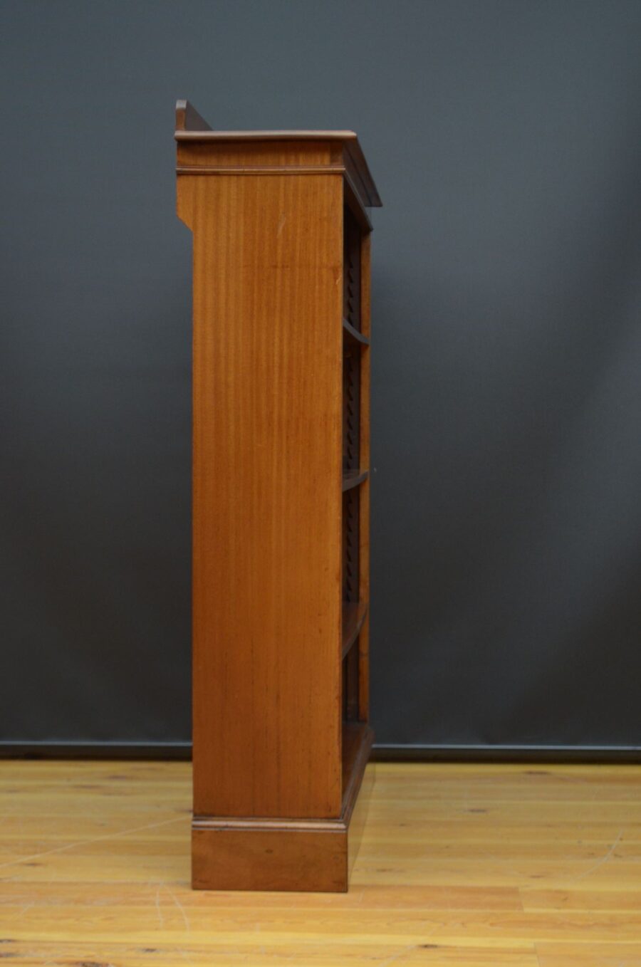 Edwardian Walnut Open Bookcase - Image 16