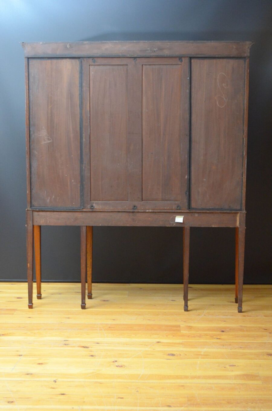 Fine Quality Edwardian Satinwood Cabinet Bookcase - Image 20