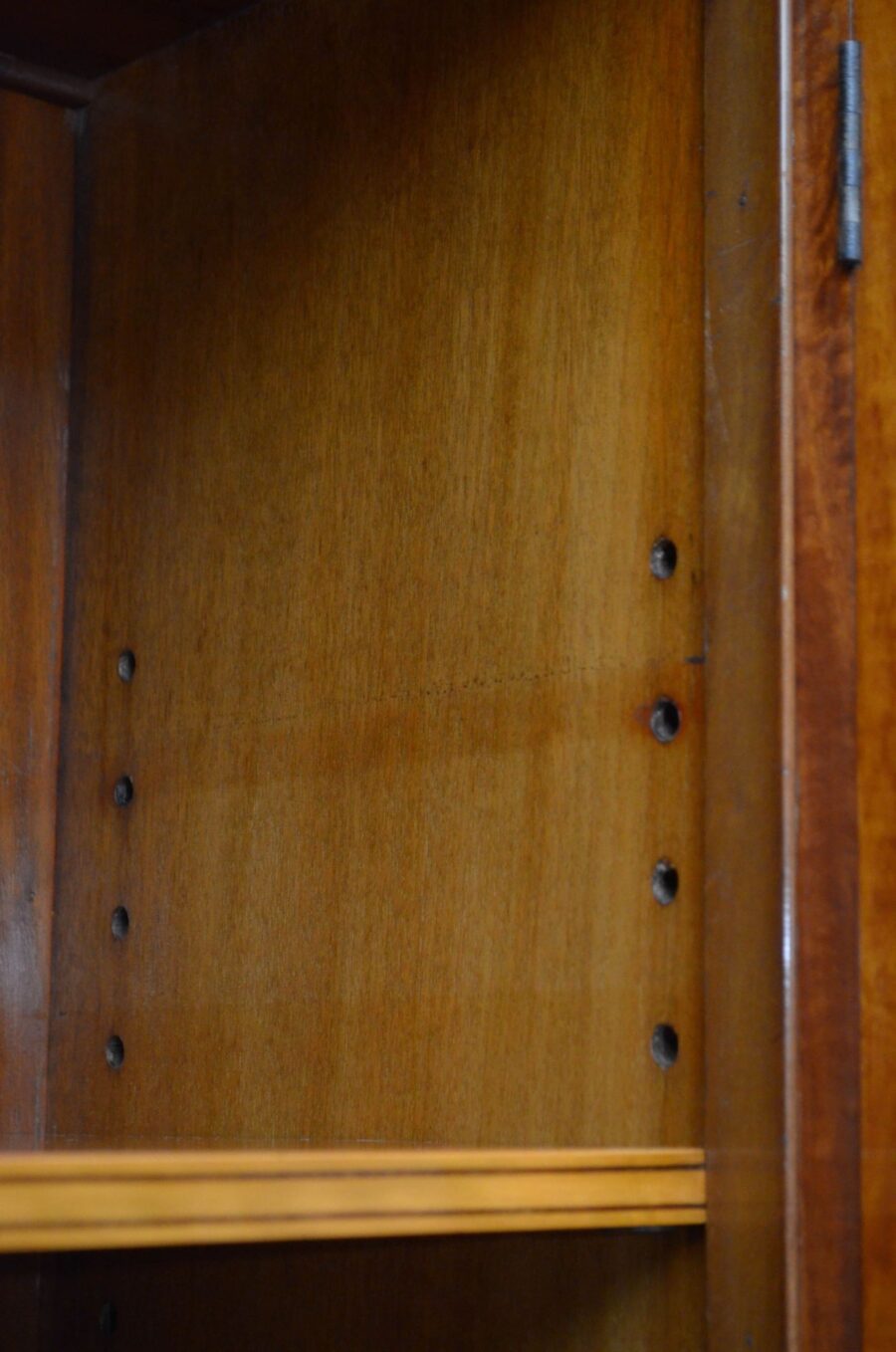 Fine Quality Edwardian Satinwood Cabinet Bookcase - Image 5
