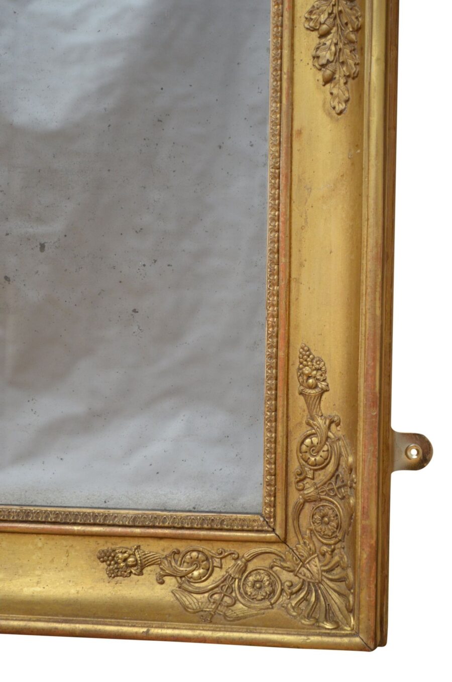 19th Century Giltwood Wall Mirror H100cm - Image 9