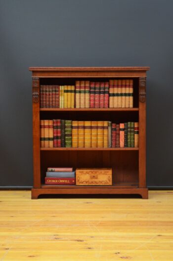 A Victorian Mahogany Open Bookcase