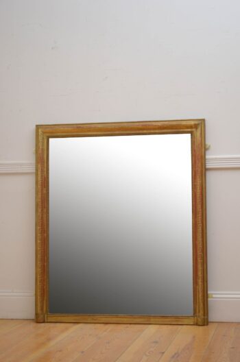 a XIXth Century Gilded Wall Mirror H114.5cm