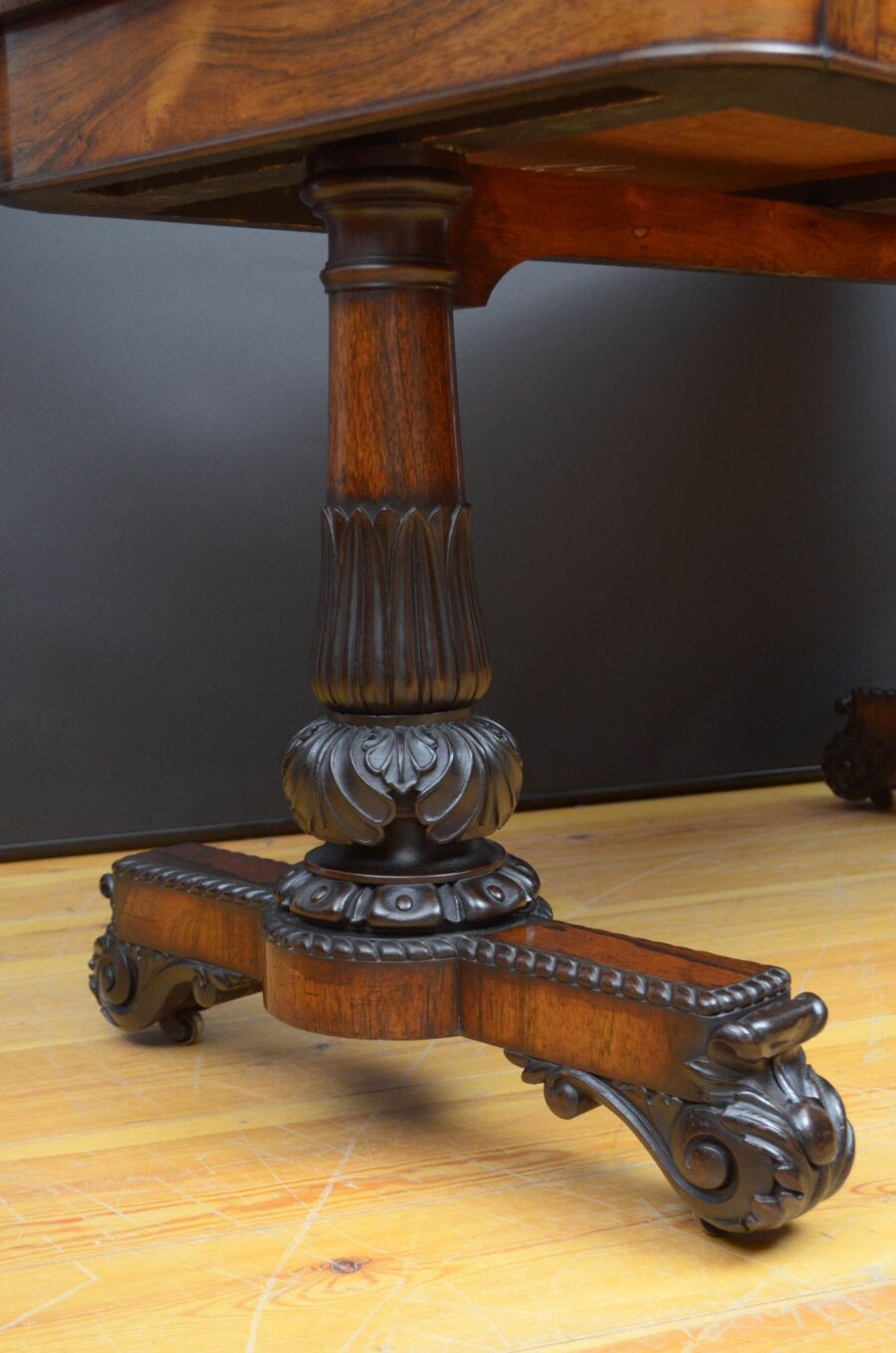 George IV Rosewood Library Table in the Manner of Gillows - Image 12