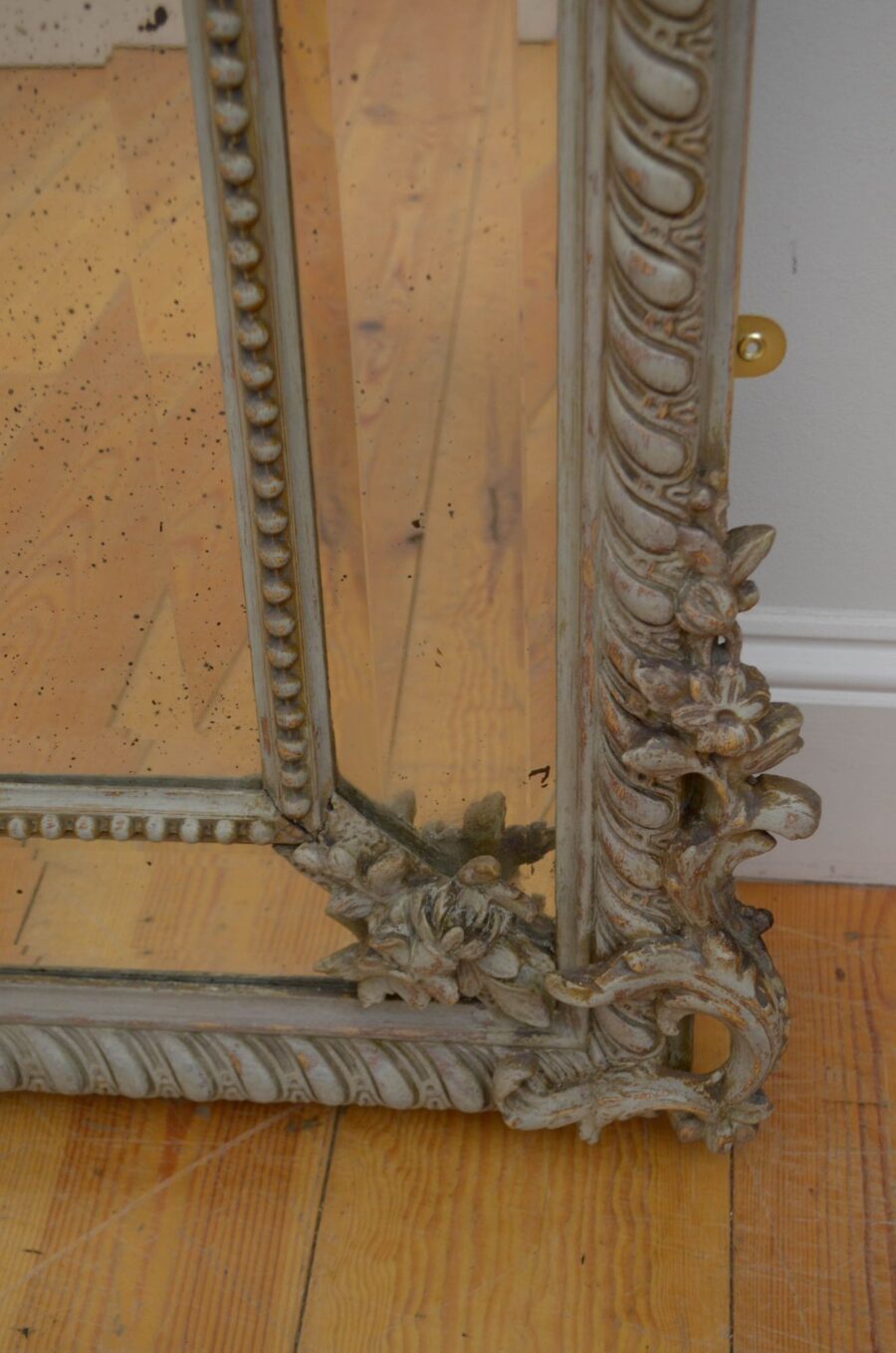 19th Century French Wall Mirror H176cm - Image 13