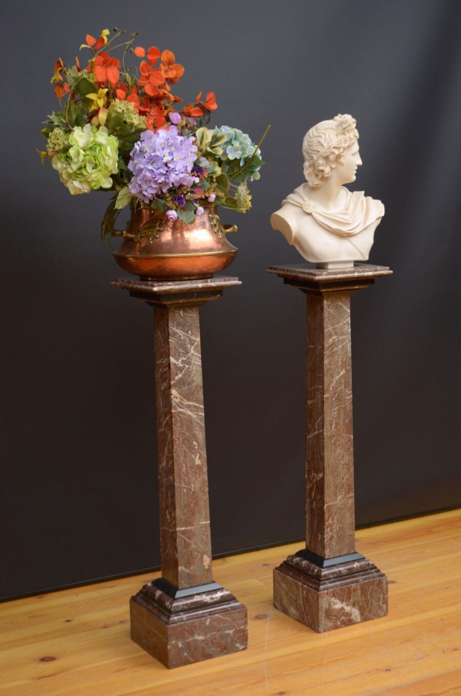 Pair Of Early 20th Century Pedestal Columns - Image 3
