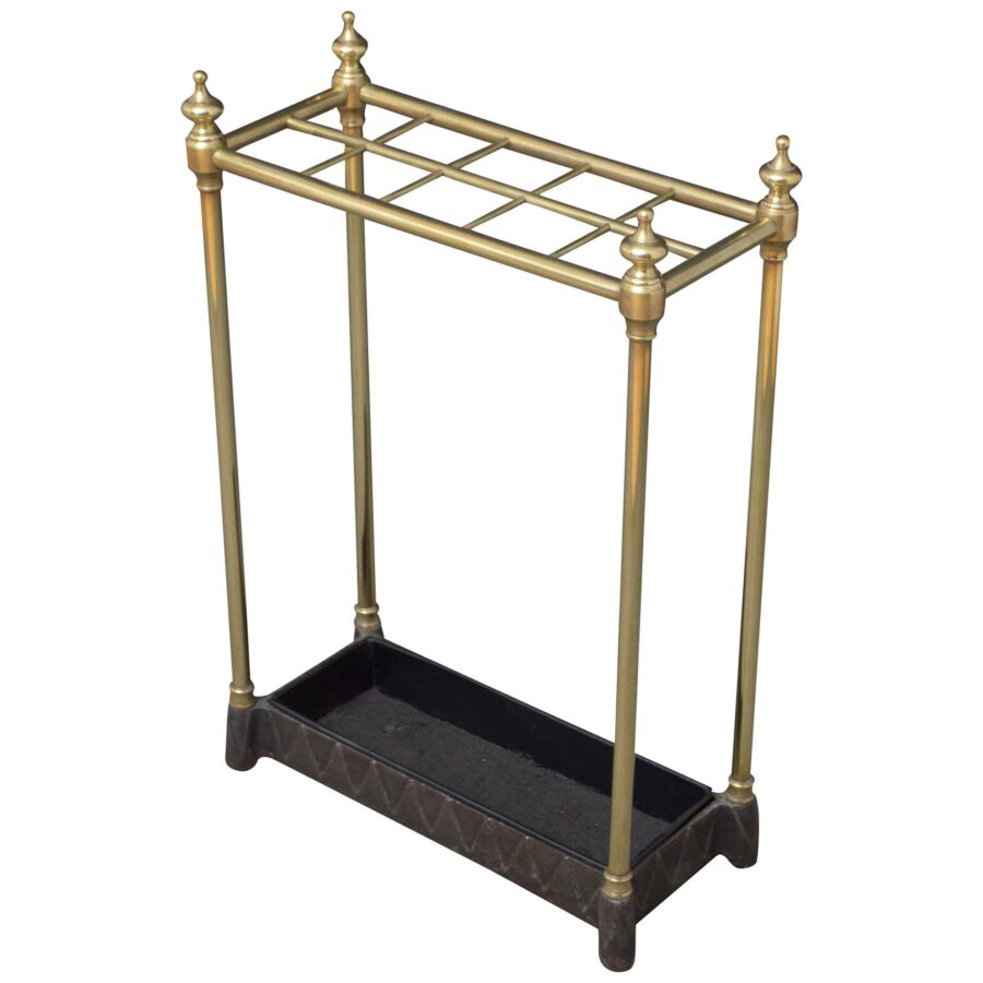 Late Victorian Brass Umbrella Stand
