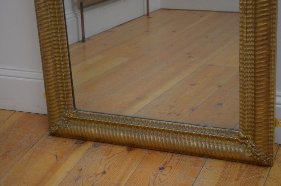 Antique 19th Century French Gilded Mirror - Image 3