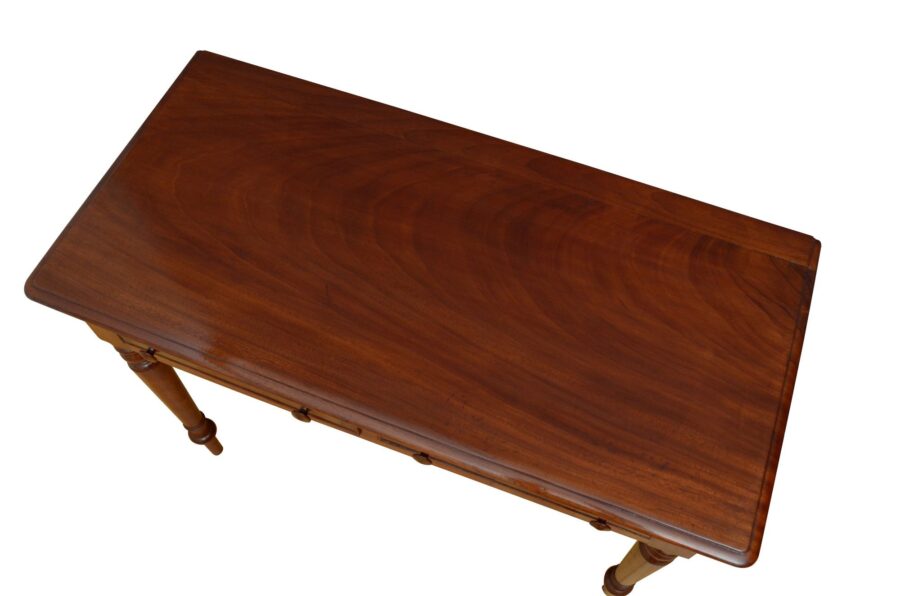 Victorian Mahogany Dressing Table Writing Table - Image 4