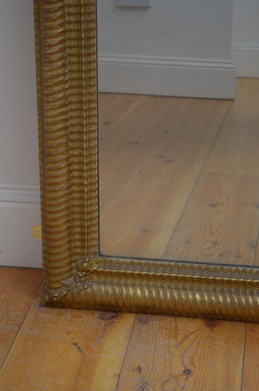 Antique 19th Century French Gilded Mirror - Image 4