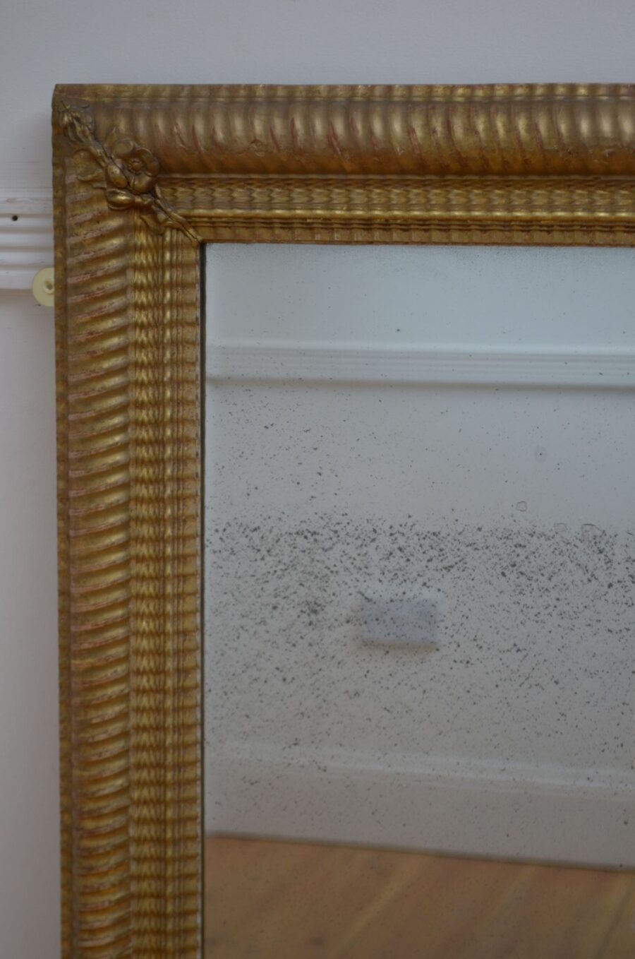 Antique 19th Century French Gilded Mirror - Image 5