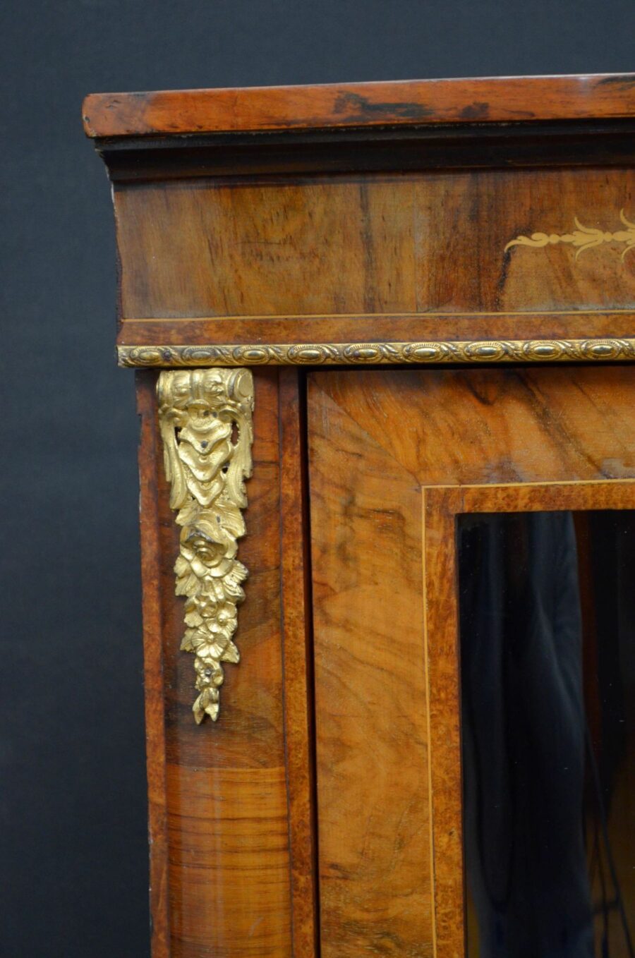 Victorian Walnut Corner Cabinet - Image 5