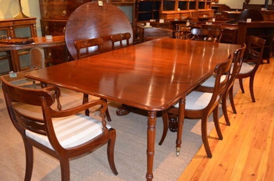 William IV Mahogany Dining Table - Antique Dining Table - Image 6